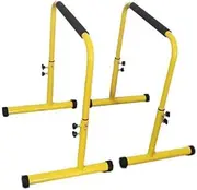 2Pcs Bar Stand Nonslip Grip Station Parallel Bars Height Adjustable for Fitness Upper Body Exercise Equipment