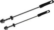 Wheel Hub Front and Rear Skewers - Quick Release Bicycles Parts - Cycling Accessories Secure Locking Mechanism Lightweight for Repairs Trainer