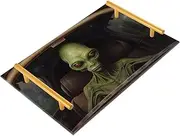 WOIWB Alien in Car Vanity Tray for Countertop Decorative Acrylic Bathroom Tray Makeup Perfume Organizer Dresser Tray 7.87 x 11.81 inches