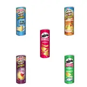 Pringles Tasty Snacks Pack Of 5 Original Fantastic FLAVORS