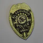 El Segundo California Police SWAT Subdued OD Patch ++ Mint LA County CA