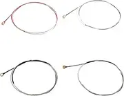 Generic 4pcs Strings Set Violin String Set Replacement for Violins Complete DIY Assembly Parts Durable Materials for Beginner Musicians Essential Accessories