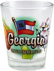 Georgia Peach State Elements Glassware Shot Glass