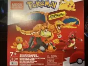 Mega Construx Charmander Evolution Set, Charmeleon, Charizard, BRAND NEW Sealed!