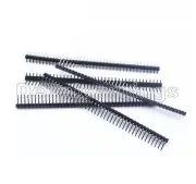 30 Pcs 40Pin 2.54mm Single Row Right Angle Pin Header Strip For Arduino kit