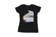 Guardians Of The Galaxy Womens/Ladies Badge Rocket Cotton T-Shirt (Black) - UTBI22446