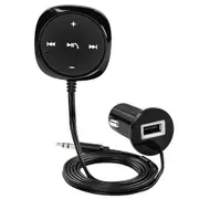 Car Wireless Bluetooth BT Receiver Audio Adapter Aux Charger Handsfree Kit USB
