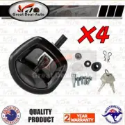 4 PCS Whale Tail T Handle Lock Latch Compression Lock for Trailer Canopy Ute