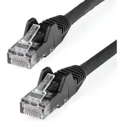 StarTech.com 5m CAT6 Ethernet Cable, LSZH (Low Smoke Zero Halogen), 10 GbE Snagless 100W PoE UTP RJ45 Black CAT 6 Network Patch