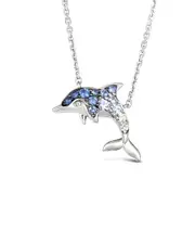 Le Vian Dolphin 14K 0.31 ct. tw. Sapphire Necklace