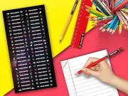 Space Series Stationery/Pencil Kids Name Label Personalised Sticker