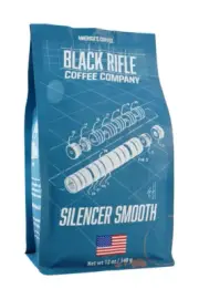 Silencer Smooth, Light Roast Ground Coffee, Latin American Arabica Coffee with a