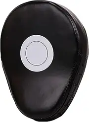 Boxing Pads Mitts, Kick Shield Mitts, Karate Punching Pads, Thickened Padding, Shock Absorption, Red, Black, 25cm/9.54 Inches, for Adults, Kids,
