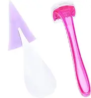 Healeved Women's Razor Kit Silicone Bikini Privates Hair Shaver Ergonomic Design Mini Shaver Safe Comfortable for Random