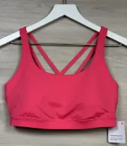 Lululemon Energy Bra Size 6 B/C Cup Lipgloss LIPG 22997