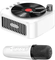 Karaoke Machine for Kids | Small Karaoke Machine with Microphone | Retro Singing Toy Handheld Portable Music Player for Toddler & Party