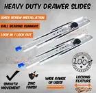 Heavy Duty Drawer Slides Full Extension Locking 700mm 225KG 4WD Fridge Trailer
