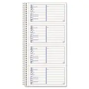 TOPS Petty Cash Receipt Book, 5 1/2 x 11, Two-Part Carbonless, 200 Sets/Book
