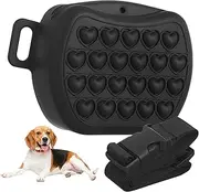 FUTUREORYY Silicone Dog Treat Pouch with Magnetic Closure Multi Functional Dog Snack Bag for Training Stylish Pet Food Container Sealed Design for Freshness