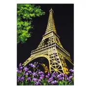 2SET Creative DIY Scratch Bright City Night View Scraping Painting World Sightseeing Pictures as GiftsWIYQ