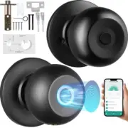 Smart Door Knob, Biometric Door Lock Bluetooth Smart Lock, Fingerprint Smart...