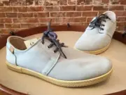 Fly London Light Blue Suede Stot Lace Up Sneaker Shoes 42 10.5-11 New