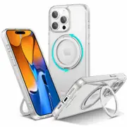 Tough On iPhone 15 Pro Max Case 360? Rotate Stand With MagSafe Clear