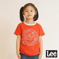 在飛比找蝦皮商城優惠-Lee 地球LOGO短袖T恤 男女童裝 橘LL1802410