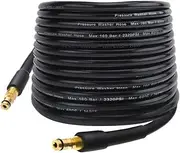 10~15m High Pressure Washer Hose Pipe Cord Car Washer Water Cleaning Extension Hose Water Hose，Compatible for Karcher Pressure Cleaner(20 m)