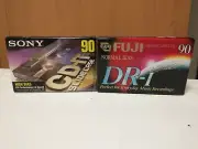 NEW Fuji Blank Cassette Tapes DR-i Normal Bias 90 ~SEALED And Sony tape new