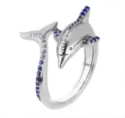 Thomas Sabo 925 Sterling TR2384-644-1-54 Damen Ring Größe 54 17,2 Ø Neu OVP