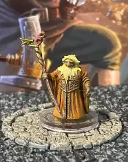Aurinax D&D miniature Dungeons Dragons Waterdeep Dragon Heist wizard druid dwarf