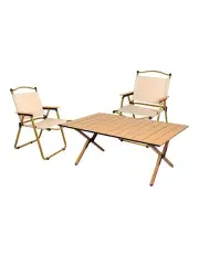[Levede] Folding Camping Table Chair Set in Multi