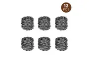 12 Pcs STAINLESS STEEL SCOURERS