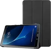 Samsung Galaxy Tab A 10.1 Case, ProCase Slim Smart Cover Stand Folio Case for Galaxy Tab A 10.1 Inch Tablet SM-T580 T585 2016 (Black)