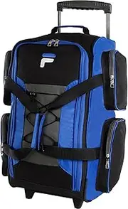 [FILA] 22" Lightweight Carry on Rolling Duffel Bag, BLUE, One Size, 22" Lightweight Carry on Rolling Duffel Bag