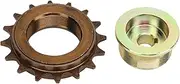 Electric Bike Freewheel with Adapter Great Replacement for My1016Z My1016 My1018 My1020 Motor (16T Sprocket)