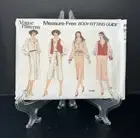 Vtg Vogue 2098 1979 Measure Free Pattern Size 14 Uncut Factory Folds