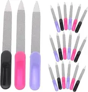 24pcs Nail Art Grinding Tool Kit Nails Block Razor Manicure Boards Holder Buffing Drill Dead Skin Remover for Feet Clipper Power Finger Grinder Nail Filer Tweezer Electric Cuticle