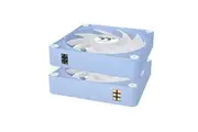 Thermaltake CT120 EX 120mm Standard Blades ARGB Hydrangea Blue 4-Pin PWM Fan - 3 Pack (CL-F196-PL12BU-A)