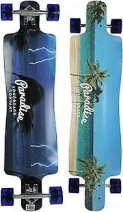 Paradise Longboard Drop Down Complete Cruiser Skateboard