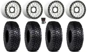 KMC Grenade Bdlk 15" Wheels Mh +10mm 30" Intersect Tires Sportsman RZR Ranger