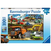 100pc Ravensburger Construction Vehicles Theme Jigsaw Kids/Childrens Puzzle 6Y+