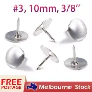 DELI Drawing Push Pins Thumb Tacks Silver Map Office School Stationery Cork AU