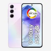[Samsung] Galaxy A55 5G, Triple Rear Camera Up to 50MP, 32MP Selfie, Nightography, Object Eraser, Metal and Glass Design, IP67, Super AMOLED 6.6" 120Hz Vision Booster, 256GB - Pink