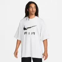 在飛比找momo購物網優惠-【NIKE 耐吉】寬鬆休閒短袖上衣_男_白色_AS M NS