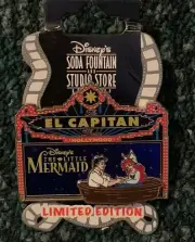 DISNEY PIN LITTLE MERMAID ARIEL & ERIC KISS THE GIRL MARQUEE DSSF PINS SET/LOT