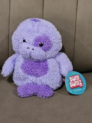 BUM BUMZ AquaBumz Cairo the Purple Manatee 8" Soft Plush Stuffed Animal