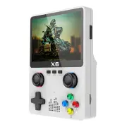 X6 3.5inch HD Screen Handheld Game Console 32GB 10000 Games with Dual Rocker Arcade Simulator Pocket Joystick Game Contr