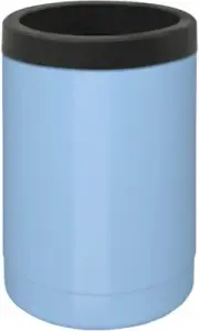 True North Insulated Can Cooler, Fits All 12 oz Cans & Bottles, Sport Light Blue
